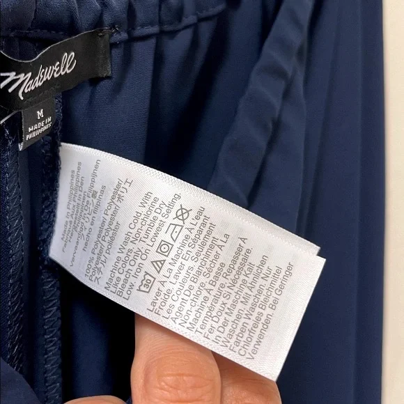 NWT Madewell Pull-On Pants in Crepe - Picture 11 of 11